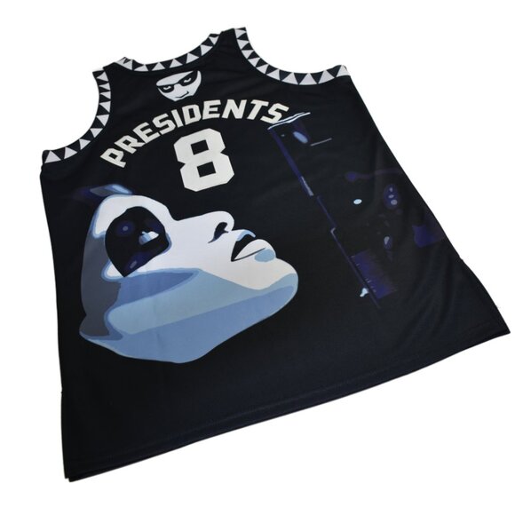 Headgear Classics Black Dead Presidents 1995 Basketball Jersey, Size Med… - Picture 4 of 8